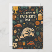  Disco Daddy Vaders Dag Muziek Gift Kaarten (Voorkant)