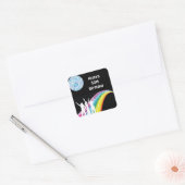 Disco Dance Birthday Party Favor Labels (Envelop)