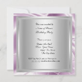 Disco Dance Birthday Party Invitation Kaart (Achterkant)