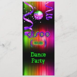 Disco Dance Feest Spiegolbal Kaart