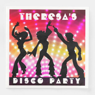 Disco Dance Party Diner Servet
