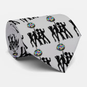 Disco Dance stropdas (Opgerold)