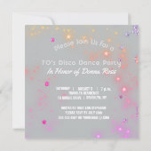 Disco Dance Verjaardag Retro 70's Disco Ball Party Kaart (Achterkant)