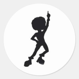 "Disco Dancer" Ronde Sticker