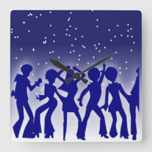 DISCO DANCERS VIERKANTE KLOK