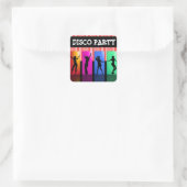 Disco Dancing 70s Theme Verjaardagsfeestje Sticker (Tas)