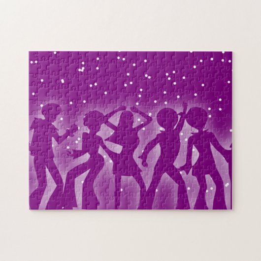 DISCO DANCING JIGSAW PUZZLE 1970 LEGPUZZEL (Horizontaal)