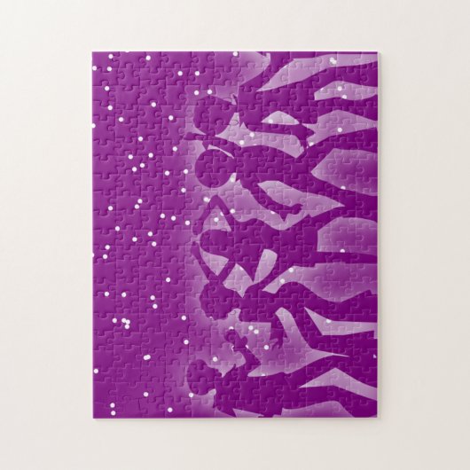 DISCO DANCING JIGSAW PUZZLE 1970 LEGPUZZEL (Verticaal)