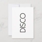 DISCO Dancing Kaart (Voorkant)