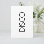 DISCO Dancing Kaart (Staand voorkant)