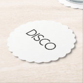 DISCO Dancing Kartonnen Onderzetters (Gekanteld)