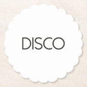 DISCO Dancing Kartonnen Onderzetters (Voorkant)