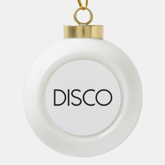 DISCO Dancing Keramische Bal Ornament (Voorkant)