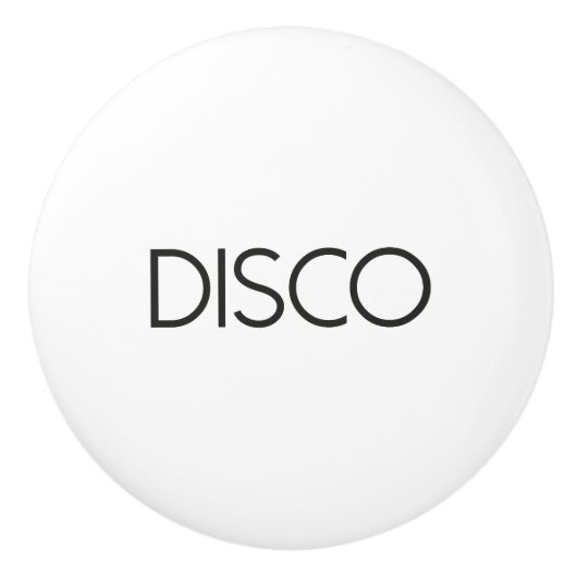 DISCO Dancing Keramische Knop (Voorkant)