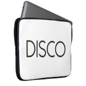 DISCO Dancing Laptop Sleeve (Voorkant Rechts)