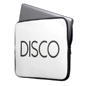 DISCO Dancing Laptop Sleeve (Voorkant Links)