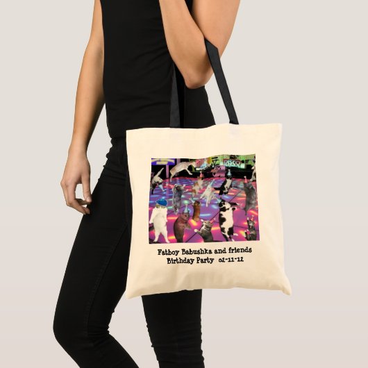 Disco Dancing op mijn Birthday Party Tote Bag (Voorkant (product))