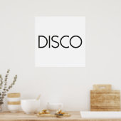DISCO Dancing Poster (Keuken)