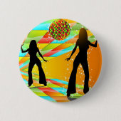 Disco Dancing Ronde Button 5,7 Cm (Voorkant)