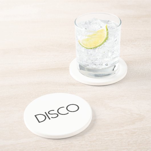 DISCO Dancing Zandsteen Onderzetter (Zijkant)