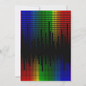 Disco dans verjaardagsuitnodiging kaart (Achterkant)