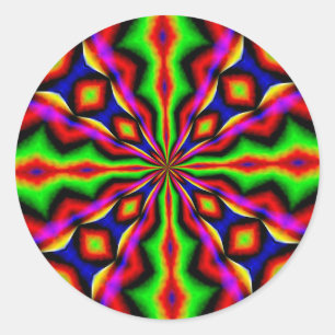 Disco Dansen Ronde Sticker