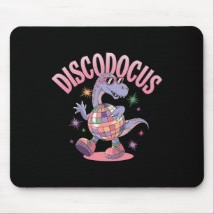 Disco Dansende Dinosaurus Diplodocus Dino Grappig  Muismat
