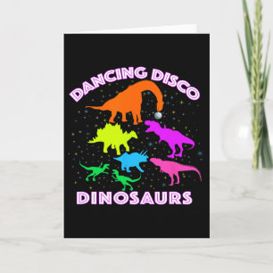 Disco Dansende Dinosaurussen Bewijzen Geweldige Le Kaart