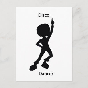 Disco-danser Briefkaart