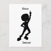 Disco-danser Briefkaart (Voorkant)