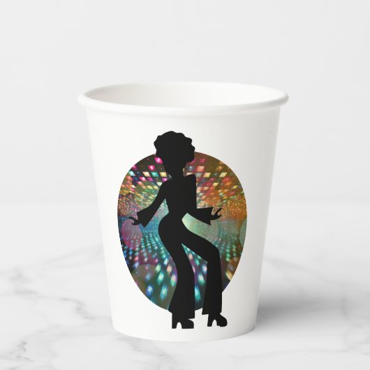 Disco-danser Papieren Bekers (Voorkant)