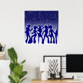 DISCO DANSERS POSTER (Thuiskantoor)