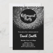 disco , , dansfeest uitnodigen kaart (Voorkant)