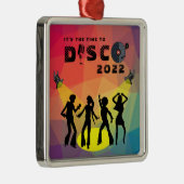 Disco-dansvloer retro multicolor viering metalen ornament (Rechts)