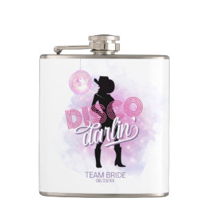Disco Darlin' Bachelorette Team Bride ID928 Heupfles