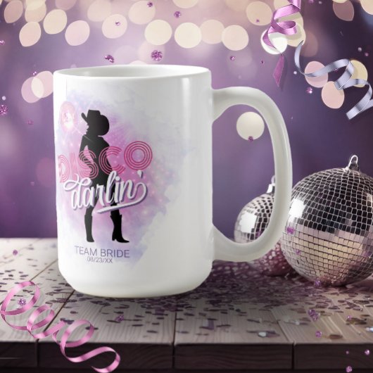 Disco Darlin' Bachelorette Team Bride ID928 Koffiemok