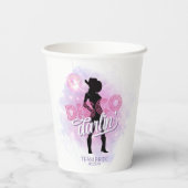 Disco Darlin' Bachelorette Team Bruid ID928  Papieren Bekers (Achterkant)