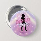 Disco Darlin' Bachelorette v2 Team Bride ID928 Ronde Button 7,6 Cm (Voorkant /achterkant)