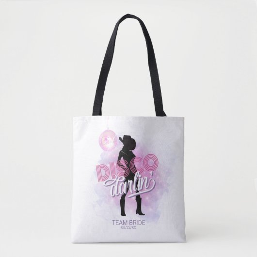 Disco Darlin' Bruidsmeisjes Team Bruid ID928  Tote Bag (Voorkant)