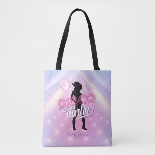 Disco Darlin' Bruidsmeisjes Team Bruid v2 ID928  Tote Bag (Voorkant)