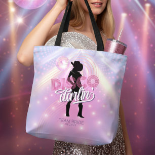 Disco Darlin' Bruidsmeisjes Team Bruid v2 ID928 Tote Bag