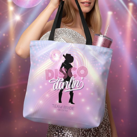 Disco Darlin' Bruidsmeisjes Team Bruid v2 ID928  Tote Bag