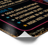 Disco Dazzler Album Perfect Poster (Hoek)