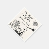 Disco de avond voor het huwelijk servet (Hoek)