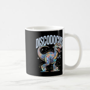 Disco Dinosaur Diplodocus 70s Dino Dansen Grappige Koffiemok