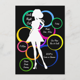 Disco Diva Girls Night Out Kaart