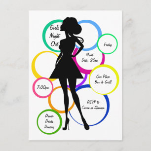 Disco Diva Girls Night Out Kaart