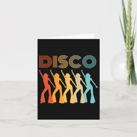 Disco Diva Thmed Party 70s Retro 70's Dan Kaart (Voorkant)