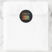 Disco Diva Thmed Party 70s Retro 70's Dan Ronde Sticker (Tas)