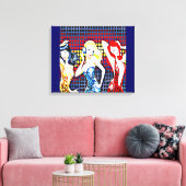 Disco Divas 70 Canvas Afdruk (Insitu (Woonkamer))